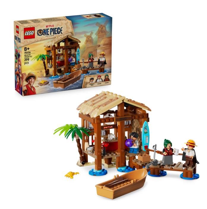 Конструктор LEGO ONE PIECE Хатина у Селищі Вітряків