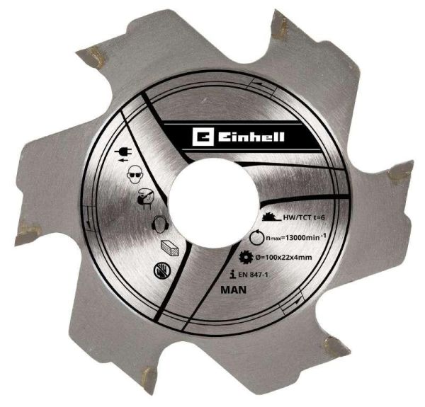 Диск до ламельного фрезера Einhell 100х22х3.8мм 6Т