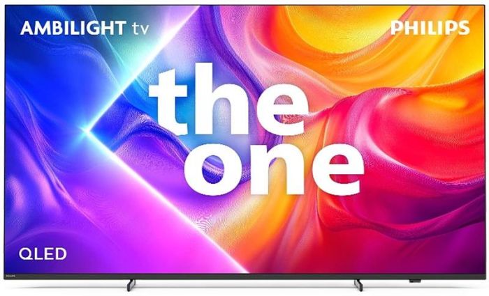 Телевізор 75" Philips QLED 4K 144Hz Smart Titan OS Black Ambilight