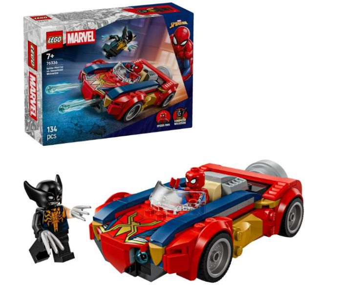 Конструктор LEGO Super Heroes Автомобіль Людини-павука vs. Отруєний Росомаха