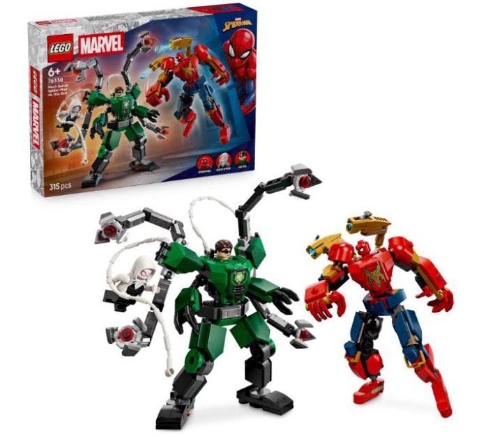 Конструктор LEGO Super Heroes Битва роботів: Людина-павук vs. Доктор Восьминог