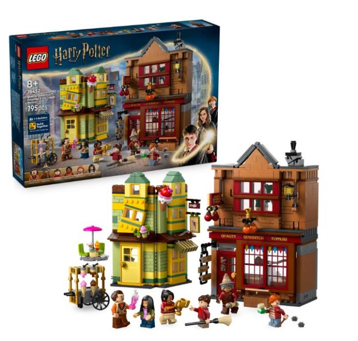 Конструктор LEGO Harry Potter Якісні товари для квідичу і кафе з морозивом