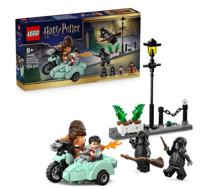 Конструктор LEGO Harry Potter Геґрід і Гаррі: Втеча з Тисової вулиці