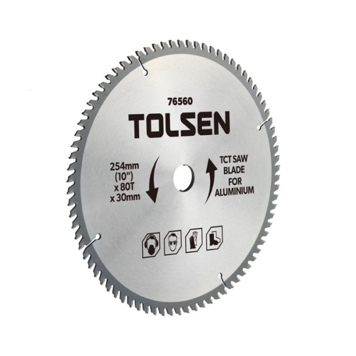 Диск пильний Tolsen по люмінію, 254х80Tх30мм