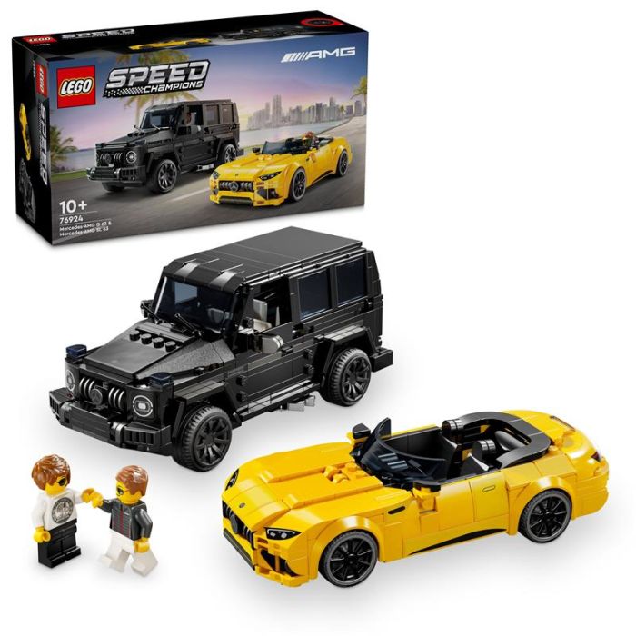 Конструктор LEGO Speed Champions Mercedes-AMG G 63 і Mercedes-AMG SL 63