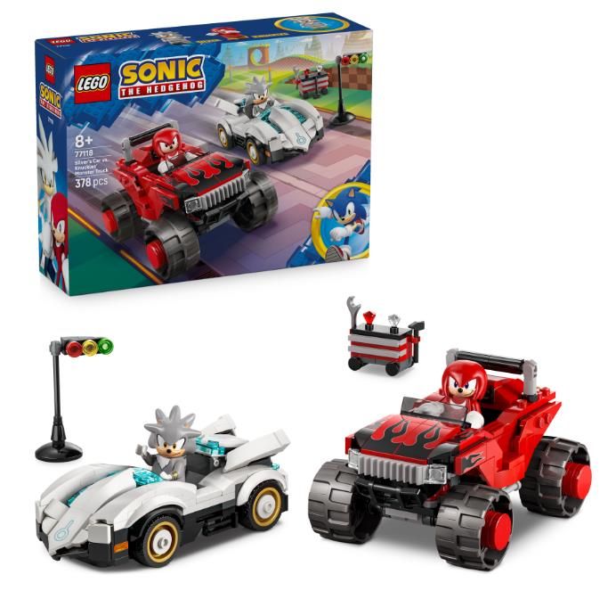 Конструктор LEGO Sonic Автомобіль Сільвера vs. монстр вантажівки Наклза