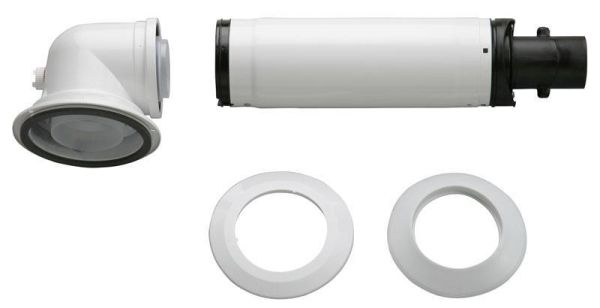Комплект коаксіальний Bosch FC-Set60-C13x горизонтальний для конденсаційних котлів, довжина 1200 мм, діаметр 60/100 мм