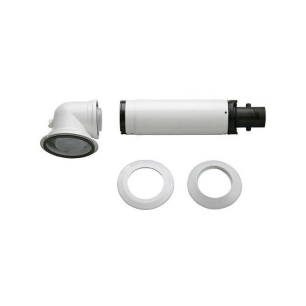 Комплект коаксіальний Bosch FC-Set80-C13x горизонтальний для конденсаційних котлів, довжина 335-530 мм, діаметр 80/125 мм