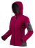 Куртка робоча Neo Tools Softshell Woman Line, підкладка фліс, капюшон, S(36), червоний
