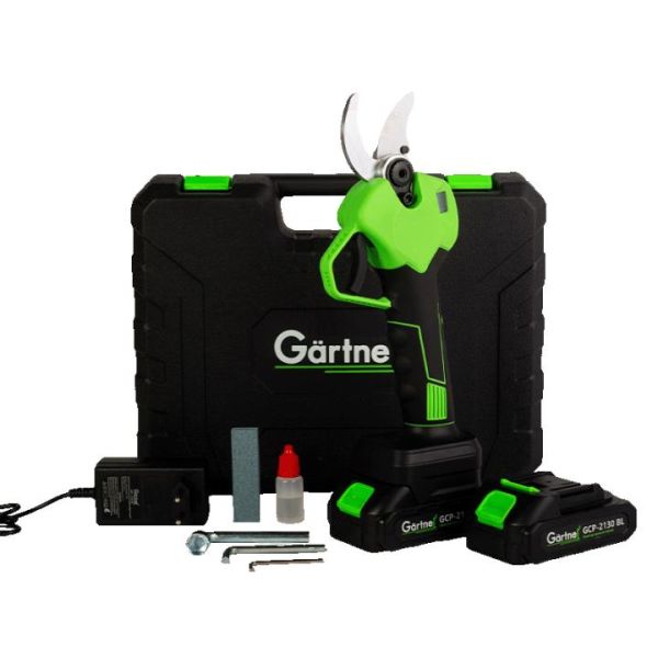 Секатор акумуляторний GARTNER GCP-2130 BL 20В акб 1х1.5А·год d різа 30мм кейс