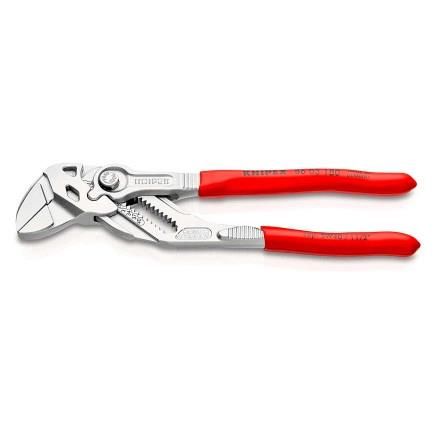 Кліщі переставні KNIPEX, 0-40мм, 180мм, хромовані, 0.23кг