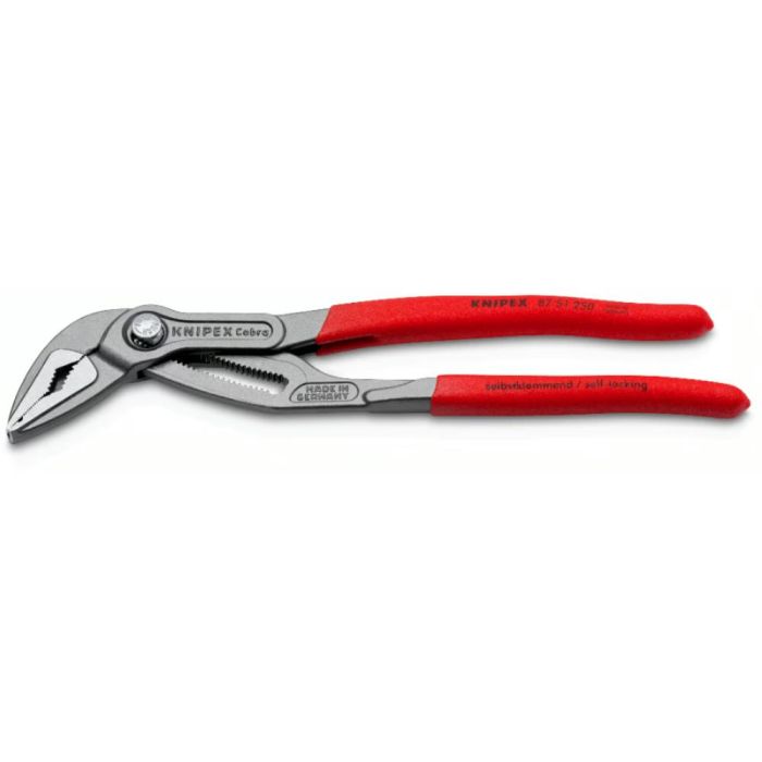 Кліщі сантехнічні KNIPEX Cobra, потоншені губки 0-42мм, 250мм, 0.328кг