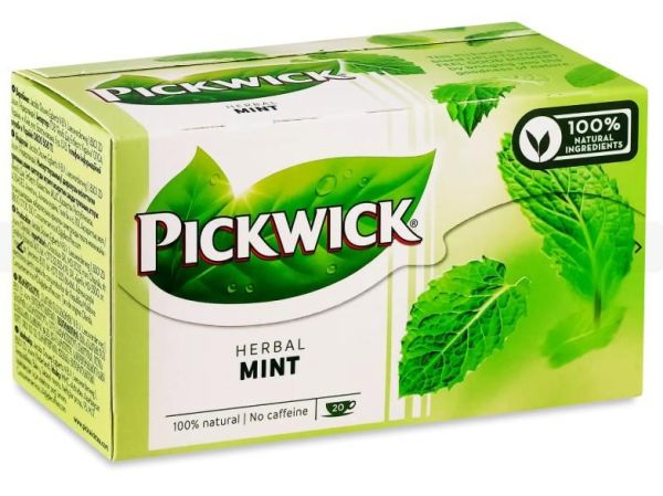 Чай зелений Pickwick з м'ятою 40г (20х2г)X12