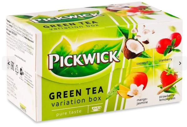 Чай зелений асорті зі шматочками фруктів Pickwick GwA 30г(20х1.5г) х12 НП