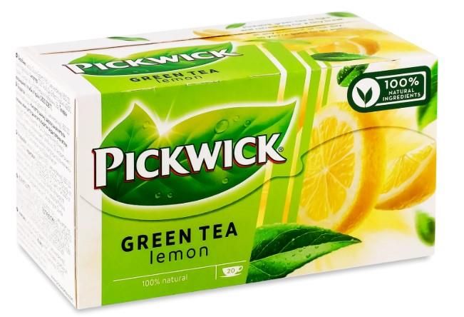 Чай зелений з лемонграсом та цедрою лимона Pickwick GwA 40г(20х2г) х12 НП