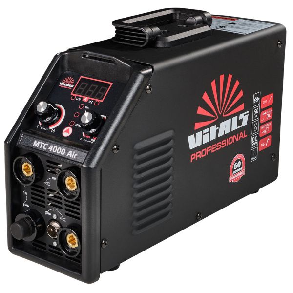 Зварювальний апарат інверторний Vitals Professional MTC 4000 Air 16-160А 7.2кВт 230В IP21 10.5кг