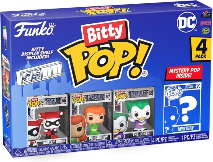 Набір подарунковий Funko POP (Bitty): DC - Harley Quinn 4pk