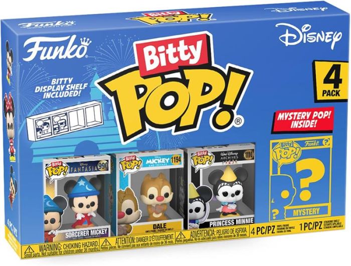 Набір подарунковий Funko POP (Bitty): Disney - Sorcerer Mickey 4pk
