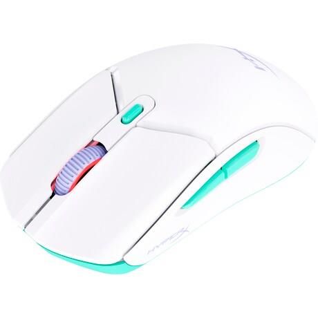 Миша HyperX Pulsefire Haste 2 Core, RGB, WL/BT, білий