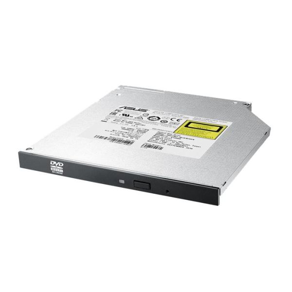 Привід оптичний внутрішній ASUS SDRW-08U1MT DVD+-R/RW burner SATA чорний Bulk для ноутбука Slim