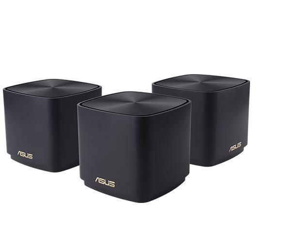 Система WiFi-Mesh ASUS ZenWiFi XD4 PLUS AX1800, 1xGE LAN, 1xGE WAN, 3мод, чорний