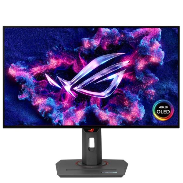 Монітор Asus 26.5" ROG Strix XG27AQDMG 2xHDMI, DP, 2xUSB, OLED, 2560x1440, 240Hz, 0.03ms, DCI-P3 99%, G-SYNC, FreeSync, Pivot, HDR400