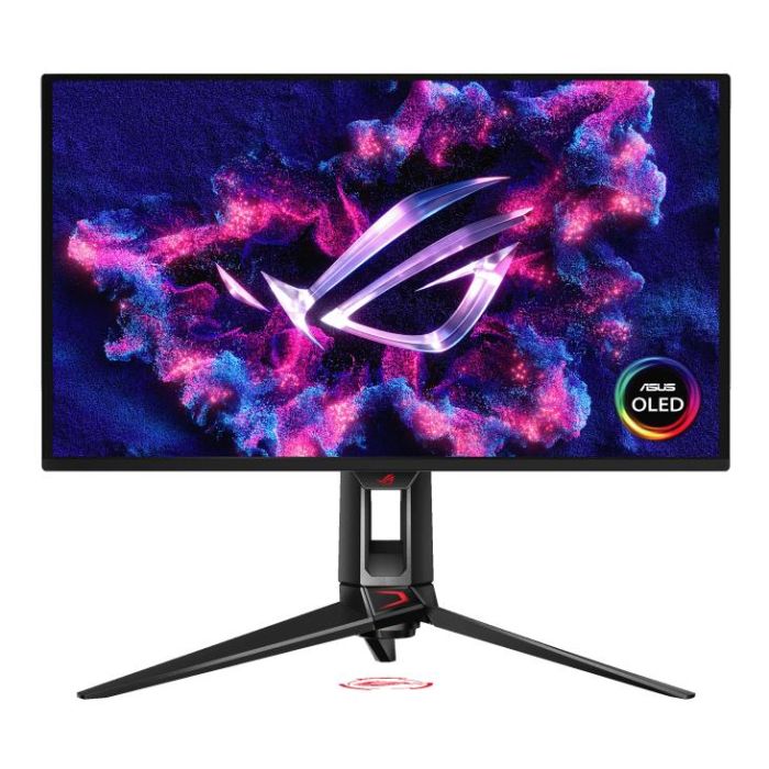 Монітор Asus 26.5" ROG Swift PG27UCDM 2xHDMI, DP, USB-C, 3xUSB, QD-OLED, 3840x2160, 240Hz, 0.03ms, DCI-P3 99%, G-SYNC, FreeSync, Pivot, HDR400