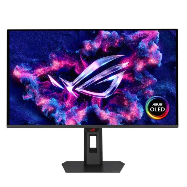 Монітор Asus 26.5" ROG Strix XG27AQDPG 2xHDMI, DP, 2xUSB, QD-OLED, 2560x1440, 500Hz, 0.03ms, DCI-P3 99%, G-SYNC, FreeSync, Pivot, HDR500
