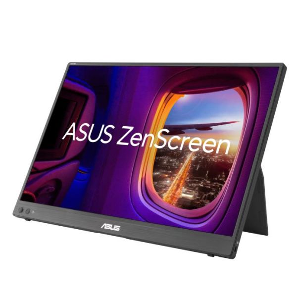 Монітор портативний Asus 16" ZenScreen MB16NCG mHDMI, 2xUSB-C, Audio, IPS, 2560x1600, 16:10, 155Hz, sRGB 100%, FreeSync, HDR10, Cover