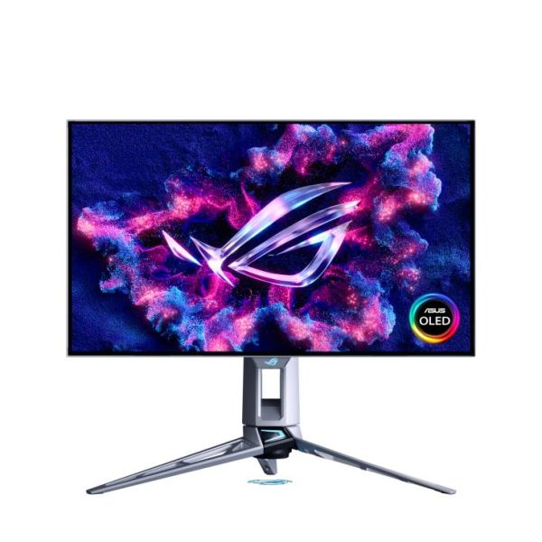 Монітор Asus 26.5" ROG Swift PG27AQWP-W 2xHDMI, DP, 3xUSB, WOLED, 2560x1440, 540Hz, 0.02ms, DCI-P3 99.5%, G-SYNC, FreeSync, Pivot, HDR500