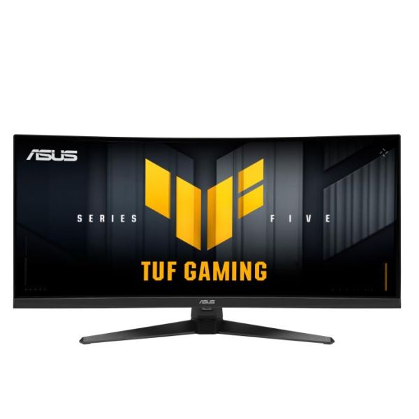 Монітор Asus 34" TUF Gaming VG34WQ5A 2xHDMI, 2xDP, 2xUSB, MM, VA, 3440x1440, 21:9, 200/400Hz, 0.5ms, DCI-P3 95%, CURVED, FreeSync, HDR400