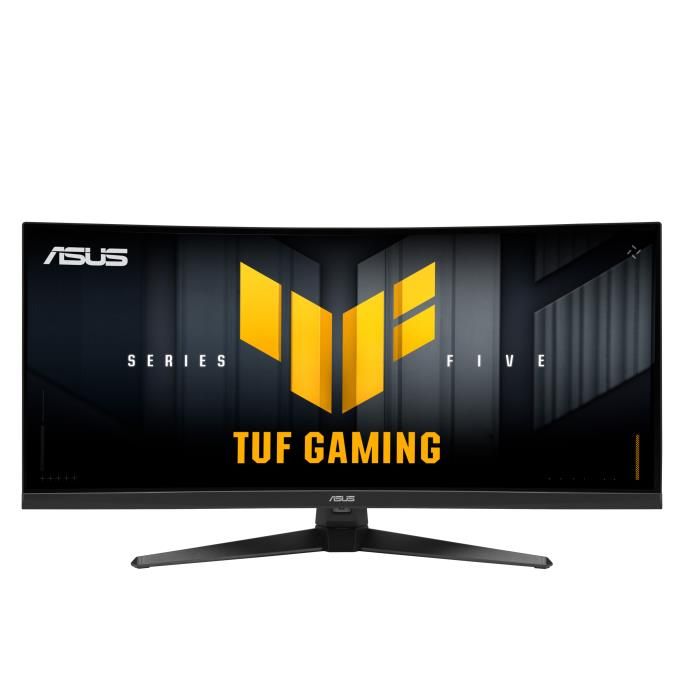 Монітор Asus 34" TUF Gaming VG34WQ5A 2xHDMI, 2xDP, 2xUSB, MM, VA, 3440x1440, 21:9, 200/400Hz, 0.5ms, DCI-P3 95%, CURVED, FreeSync, HDR400