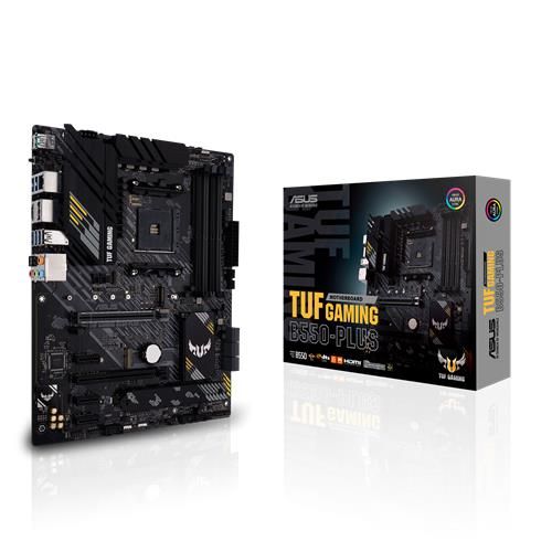 Материнcька плата ASUS TUF GAMING B550-PLUS sAM4 B550 4xDDR4 M.2 HDMI DP ATX