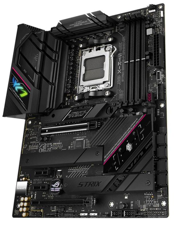 Материнcька плата ASUS ROG STRIX B650E-F GAMING WIFI sAM5 B650 4xDDR5 M.2 HDMI DP Wi-Fi BT ATX
