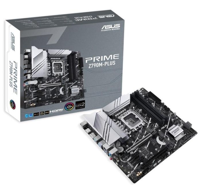 Материнcька плата ASUS PRIME Z790M-PLUS s1700 Z790 4xDDR5 M.2 HDMI DP mATX