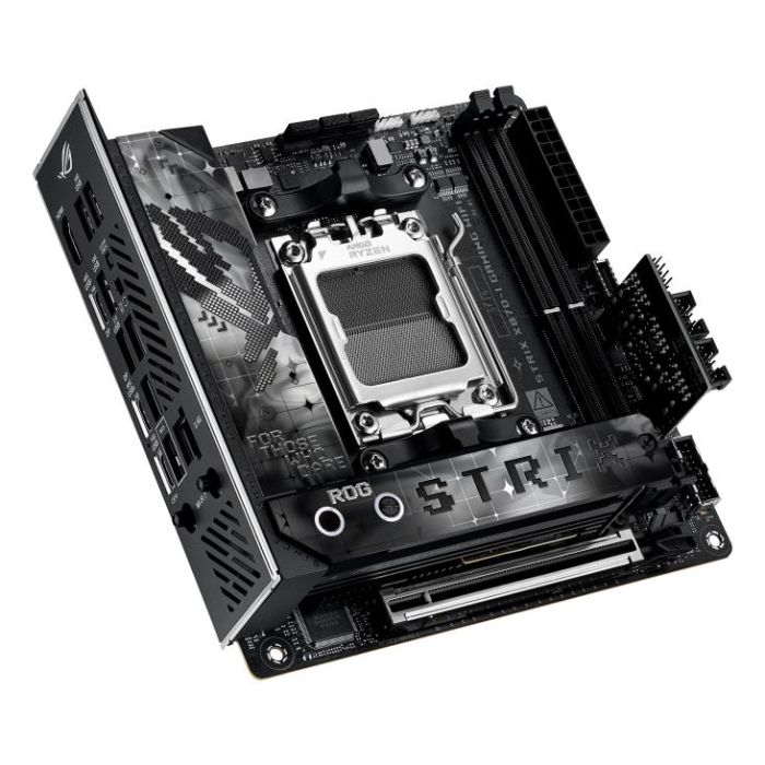 Материнcька плата ASUS ROG STRIX X870-I GAMING WIFI sAM5 X870 2xDDR5 M.2 HDMI Wi-Fi BT mITX