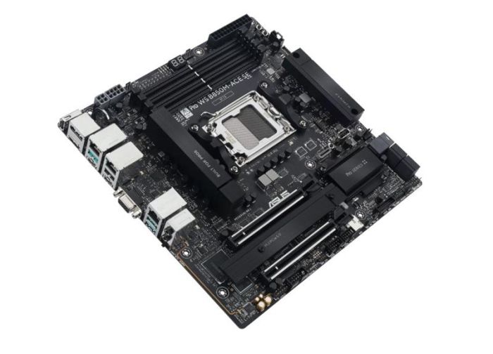 Материнcька плата ASUS PRO WS B850M-ACE SE sAM5 B850 4xDDR5 M.2 HDMI DP D-Sub USB Type-C mATX