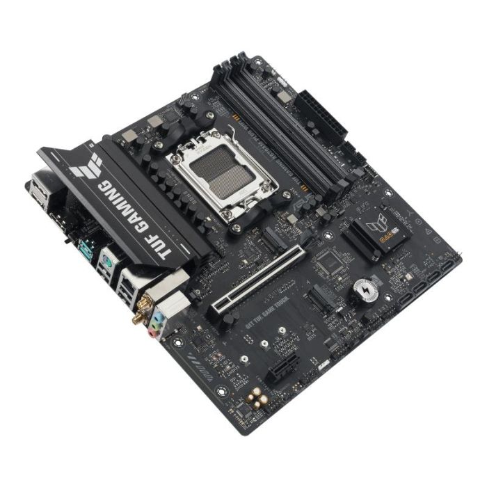 Материнcька плата ASUS TUF GAMING A620AM-PLUS WIFI sAM5 A620 4xDDR5 HDMI DP Wi-Fi BT mATX