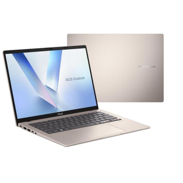 Ноутбук ASUS Vivobook 14 M1407KA-LY142 14" WUXGA IPS, AMD AI 5 330, 16GB, F512GB, UMA, NoOS, Золотистий