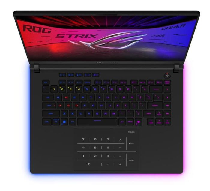 Ноутбук ASUS ROG Strix SCAR 16 G635LX-RW082X 16" 2.5K mLED, Intel Ultra 9 275HX, 32GB, F1+1TB, NVD5090-24, Win11P, Чорний