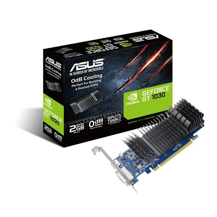 Відеокарта ASUS GeForce GT 1030 2GB GDDR5 low profile silent GT1030-SL-2G-BRK