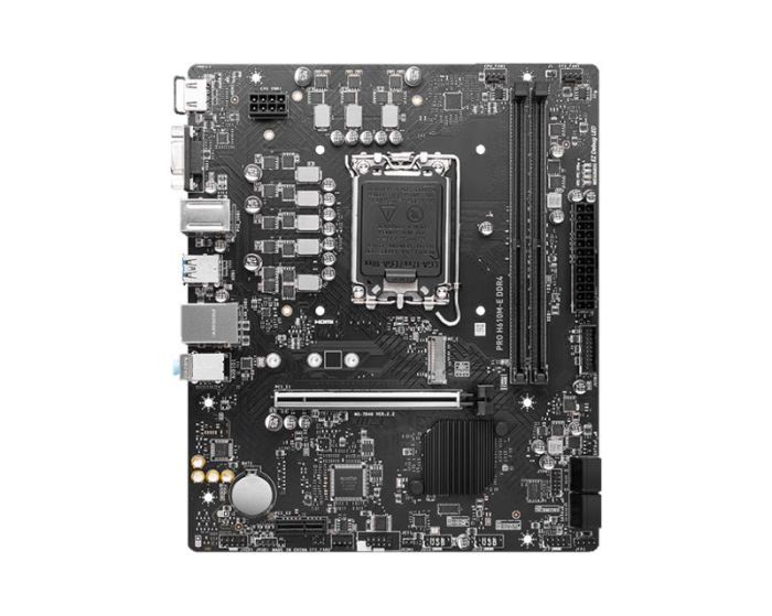 Материнcька плата MSI PRO H610M-E DDR4 s1700 H610 2xDDR4 M.2 HDMI D-Sub mATX