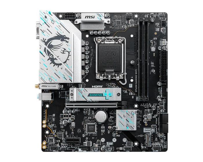Материнcька плата MSI B760M GAMING PLUS WIFI s1700 B760 4xDDR5 HDMI DP WiFi BT mATX
