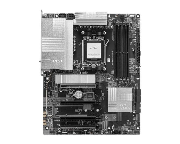 Материнcька плата MSI PRO B850-P WIFI sAM5 B850 4xDDR5 M.2 HDMI Wi-Fi BT ATX