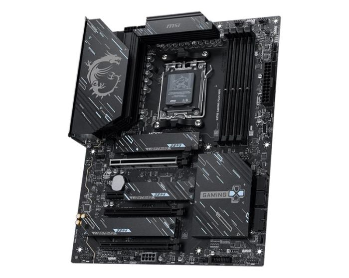 Материнcька плата MSI X870E GAMING PLUS WIFI sAM5 X870E 4xDDR5 M.2 HDMI WiFi BT ATX