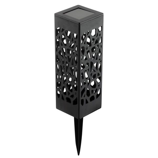 Світильник ландшафтний Neo Tools LED 0.3Вт 10Лм 3000К 600мА·год автономний датчик сутінків чорний