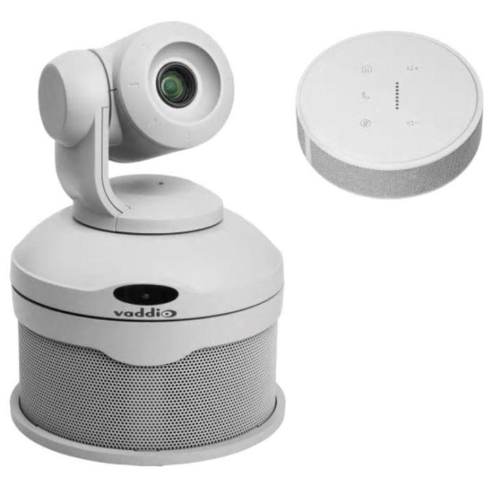 Комплект ВКЗ Vaddio ConferenceSHOT AV TableMIC з колонкою білий