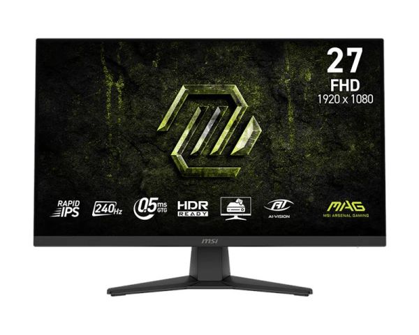 Монітор MSI 27" MAG 272F-X24 2xHDMI, DP, Audio, IPS, 240Hz, 0.5ms, sRGB 122%, FreeSync