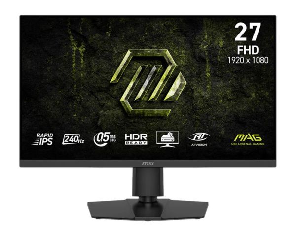 Монітор MSI 27" MAG 272PF-X24 2xHDMI, DP, MM, IPS, 240Hz, 0.5ms, sRGB 122%, AdaptiveSync, Pivot