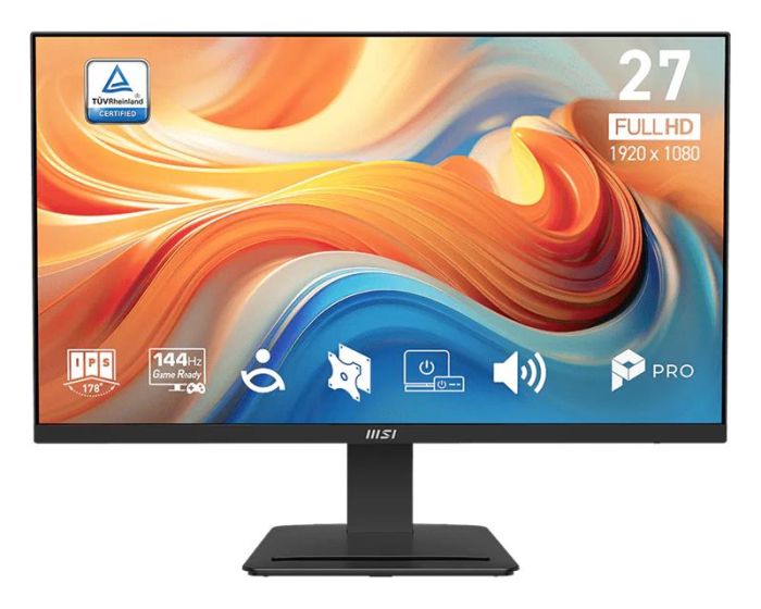 Монітор MSI 27" PRO MP273-E14A D-Sub, HDMI, DP, Audio, IPS, 144Hz, 1ms, sRGB 102%, FreeSync